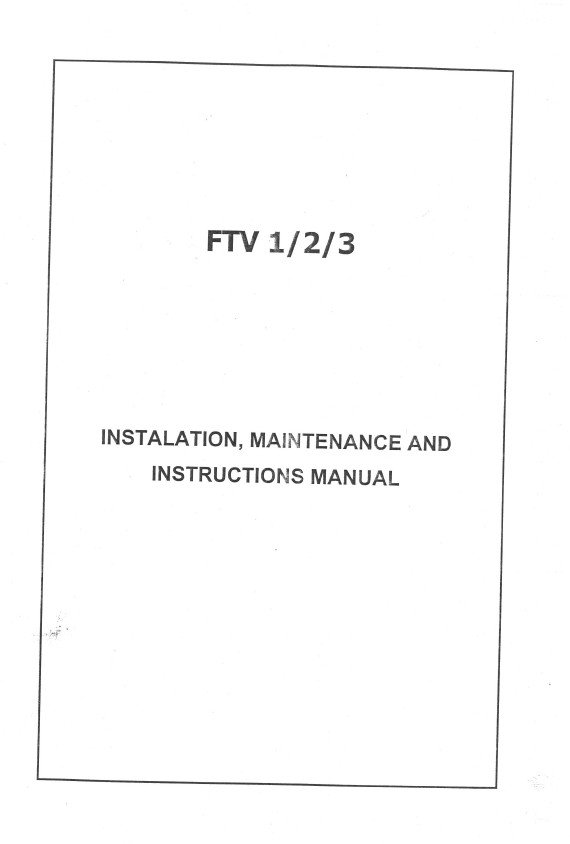 Manual de instrucciones Fresadora LAGUN FTV 1-2-3