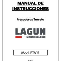 Manual de instrucciones Fresadora LAGUN FTV 5