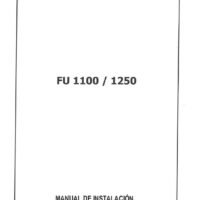 Manual de instrucciones Fresadora LAGUN FU 1100 1250
