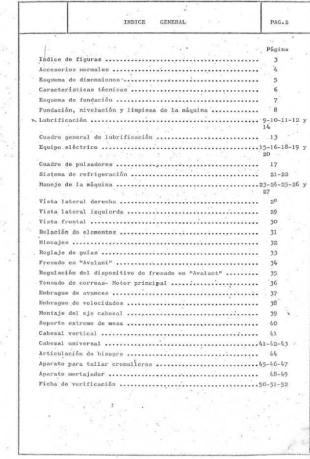 Manual de instrucciones Fresadora LAGUN FU-3L A