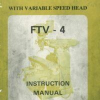 Manual de instrucciones Fresadora LAGUN FTV-4
