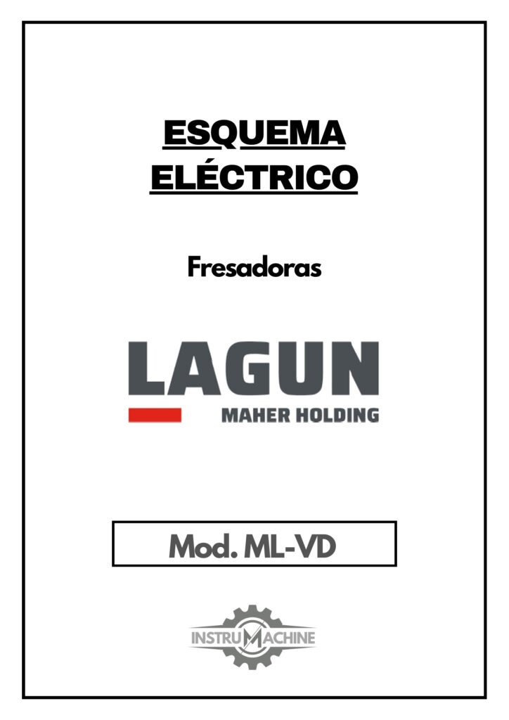 Portada Esquema eléctrico Fresadora LAGUN ML-VD