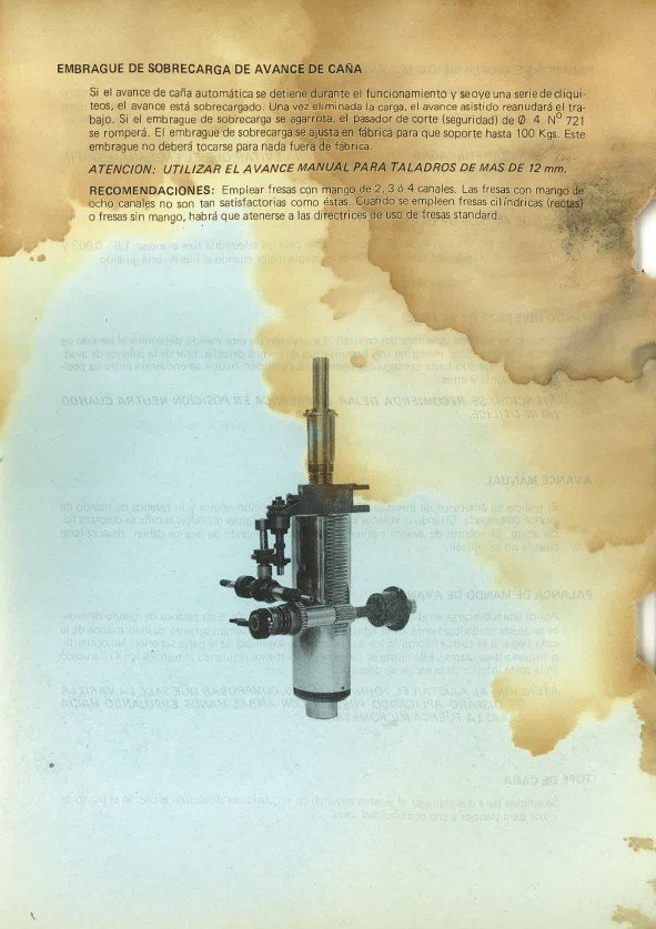 Manual de instrucciones y esquema eléctrico Fresadora LAGUN FTV-2 S
