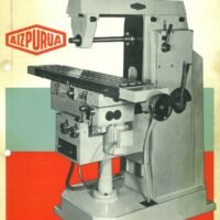 Manual de instrucciones Fresadora AIZPURUA F-40