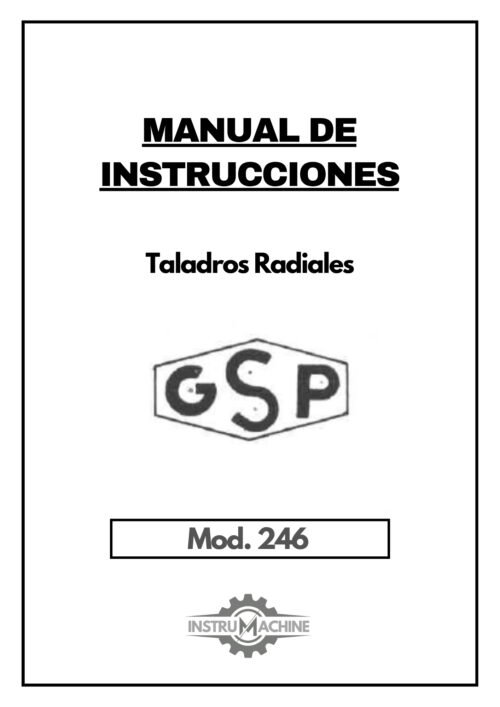 GSP 246-1 Manual Taladro GSP 246