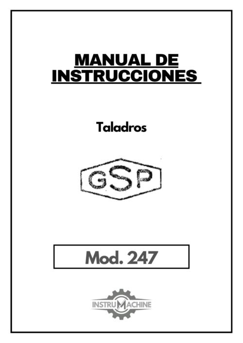 Manual Taladro GSP 247