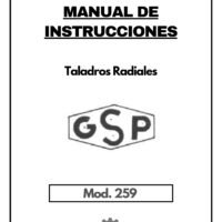 GSP 259-1 Manual Taladro GSP 247