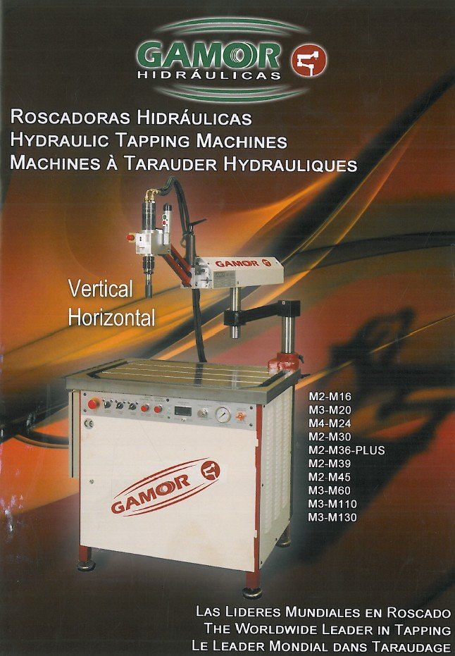 Gamor-2 Manual de instrucciones GAMOR Roscadoras Hidráulicas | Roscadora