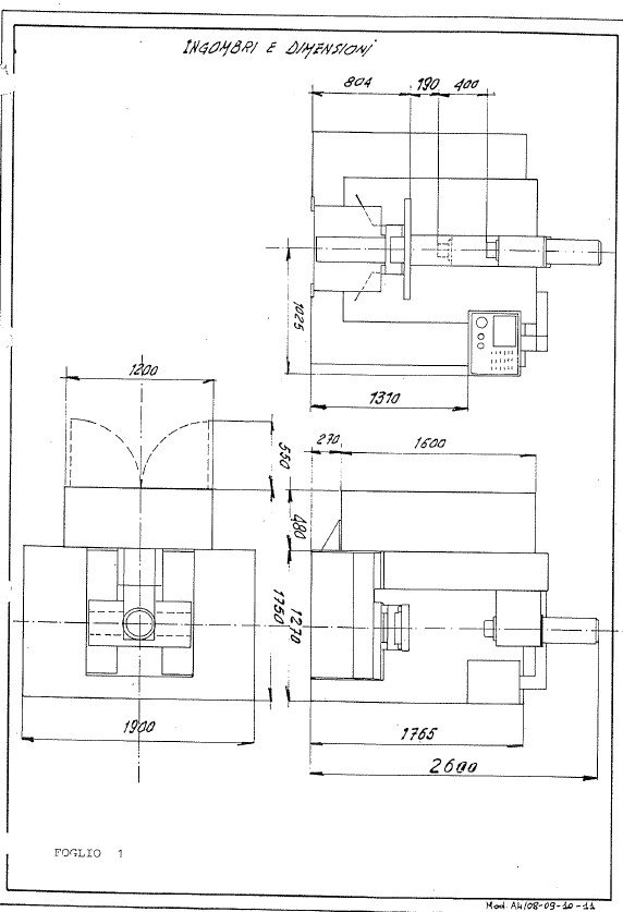 Gloria mod. Europa 12S-3 Características técnicas + ejemplo de programación Centro de Mecanizado ECS GLORIA Europa 12