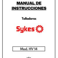 Manual Talladora SYKES HV 14