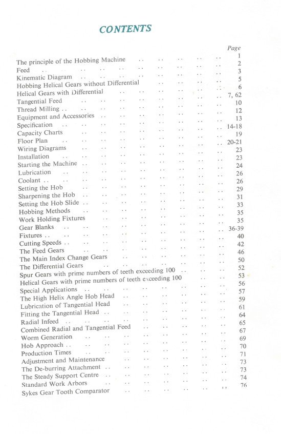 Manual Talladora SYKES HV 14
