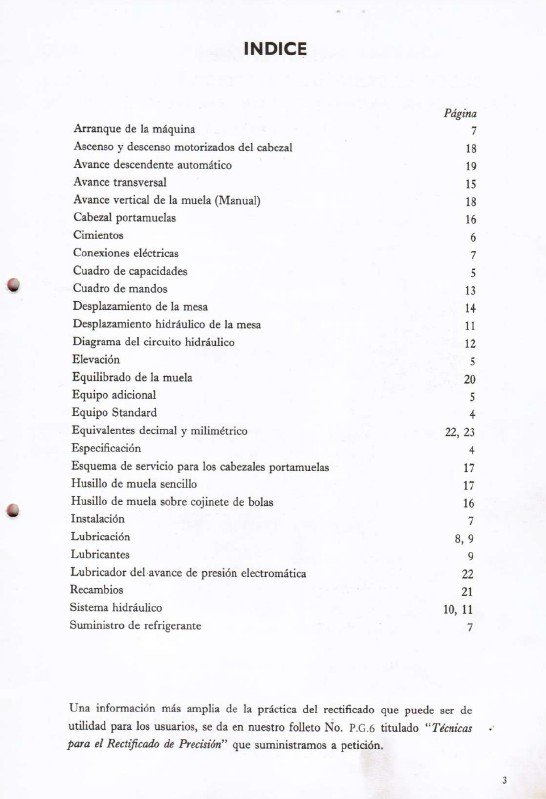 Manual de instrucciones JONES-SHIPMAN 1400 | Rectificadoras