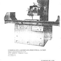 Manual de instrucciones KAIR TM-800x400 | Rectificadora