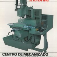 Esquemas, parámetros CNC y datos técnicos Centro de Mecanizado KONDIA K76