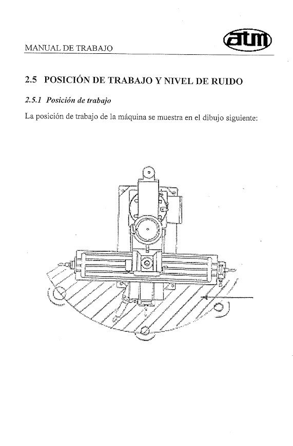 Manual de instrucciones Fresadora ATM SERIES 2500