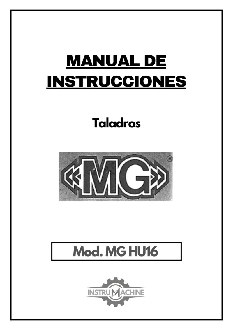 Manual Taladro MG HU16