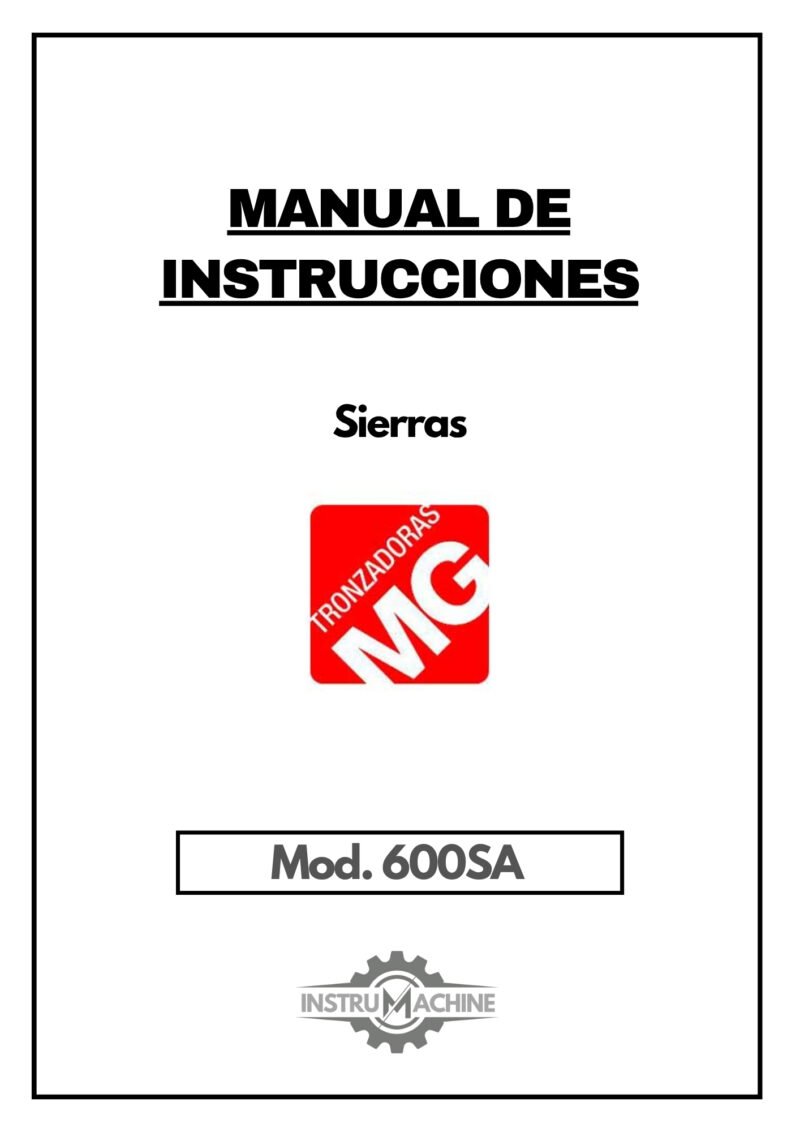Manual Sierra MG 600SA
