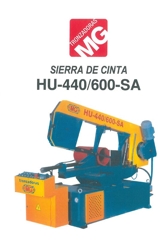 Manual Sierra MG 600SA