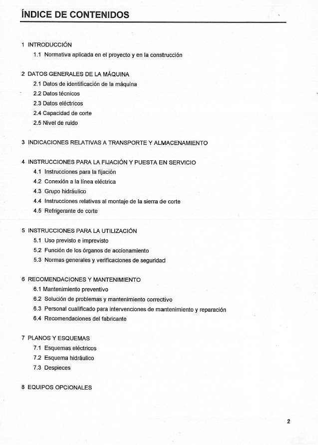 Manual Sierra MG K-370 SA