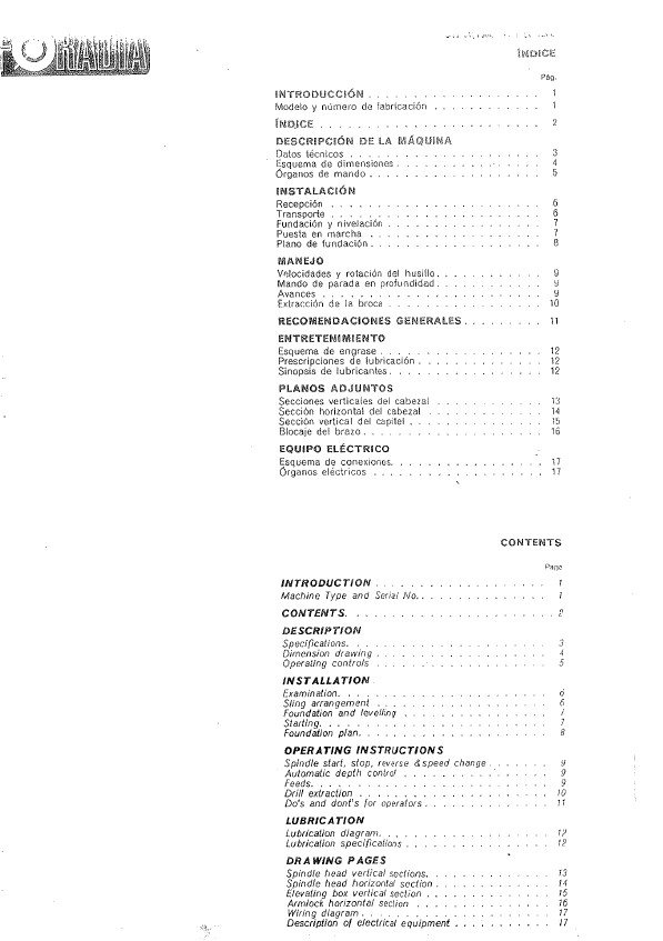 Despiece Taladro FORADIA MK60 1500