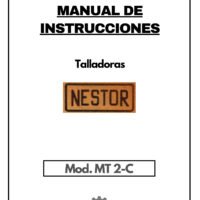 Manual Talladora NESTOR MT 2-C
