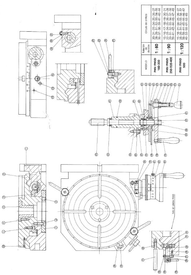 Manual de instrucciones Fresadora MECATÉCNICA PHVD-250T