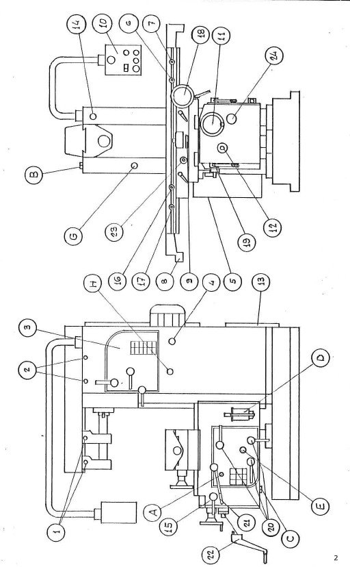 Milko 45-2 Manual de instrucciones Fresadora MILKO Milko 45