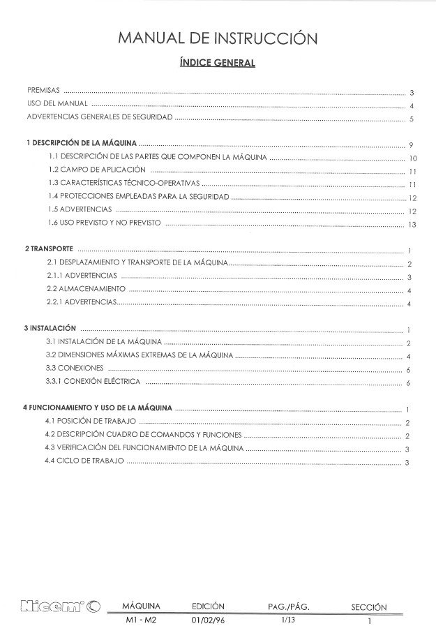 Nicem M1-M2-3 Manual Vibrador NICEMO M1-M2