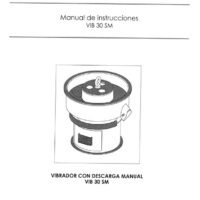 Nicem mod. VIB 30SM-2 Manual Vibrador NICEMO VIB 30SM