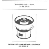 Nicem mod. VIB 450 SM-SP-2 Manual Vibrador NICEMO VIB 450 SM-SP