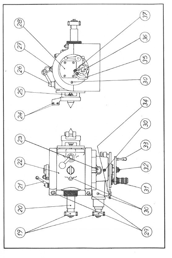 Manual de instrucciones Fresadora NICOLÁS CORREA Divisor Universal