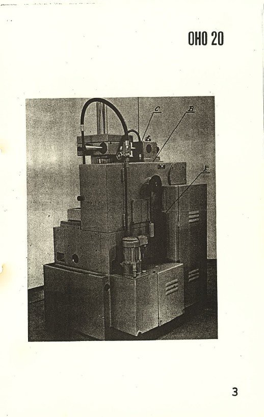 Manual Talladora TOS OHO 20