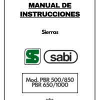 Manual Sierra SABI PBR 500/850 650/1000