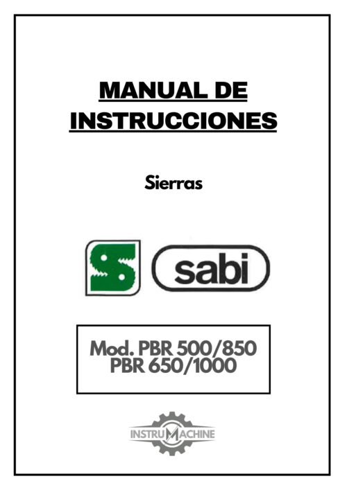 Manual Sierra SABI PBR 500/850 650/1000