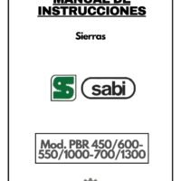 Manual Sierra SABI PBR 450/600- 550/1000-700/1300