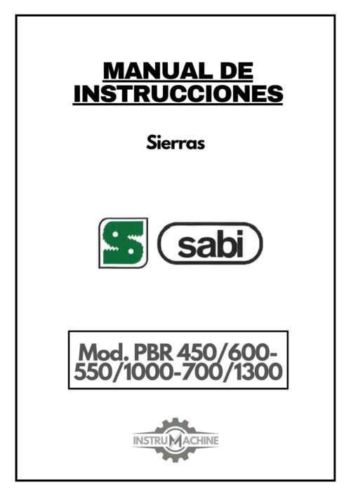 PBR550-1 Manual Sierra SABI PBR 450/600- 550/1000-700/1300