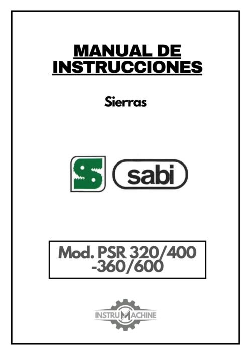 PSR-1 Manual Sierra SABI PSR 320/400-360/600
