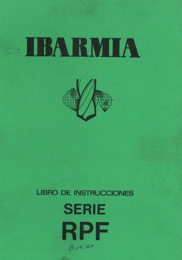 RPF-2 Manual Taladro IBARMIA RPF
