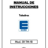 Manual Taladro ERLO SR TM-18