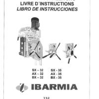 Manual Taladro IBARMIA SX 32-35 / AX 32-35 / BX 32-35