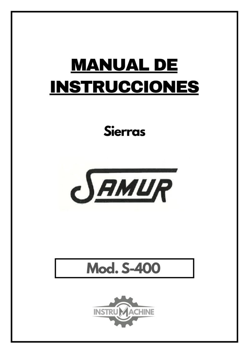 Manual Sierra SAMUR S-400