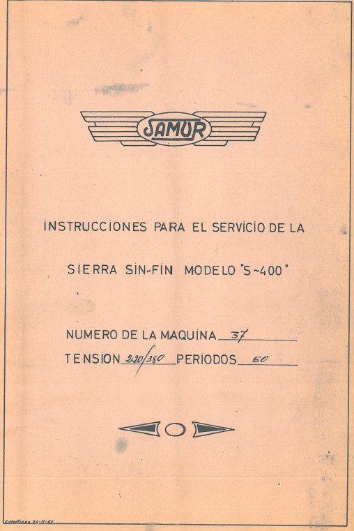 Manual Sierra SAMUR S-400