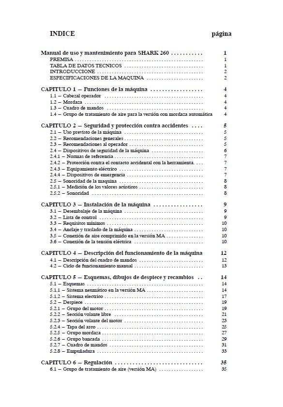 Shark 260-3 Manual Sierra MEP Shark 260