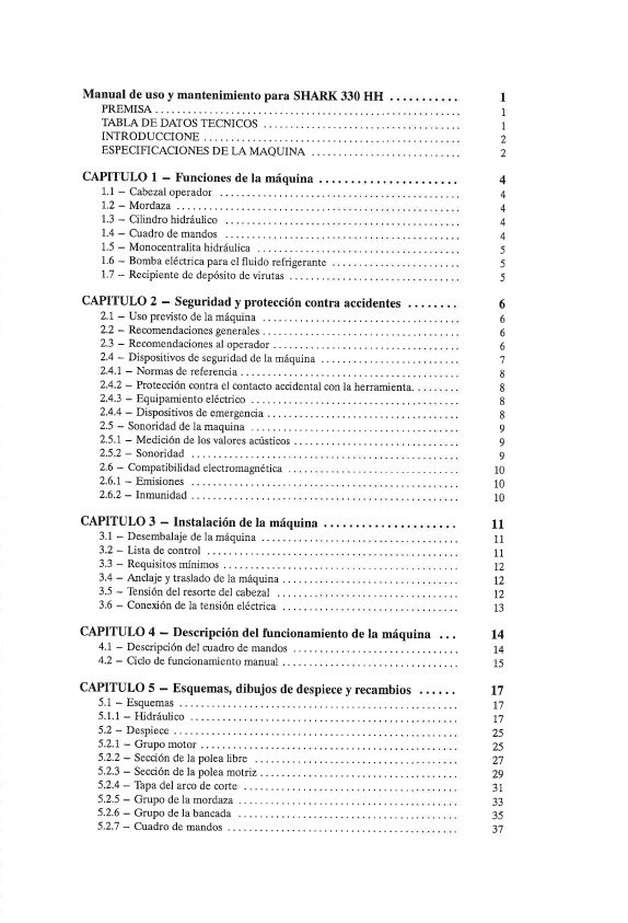 Shark 330H-3 Manual Sierra MEP Shark 330H