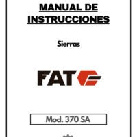Manual Sierra FAT-BIANCO 370 SA