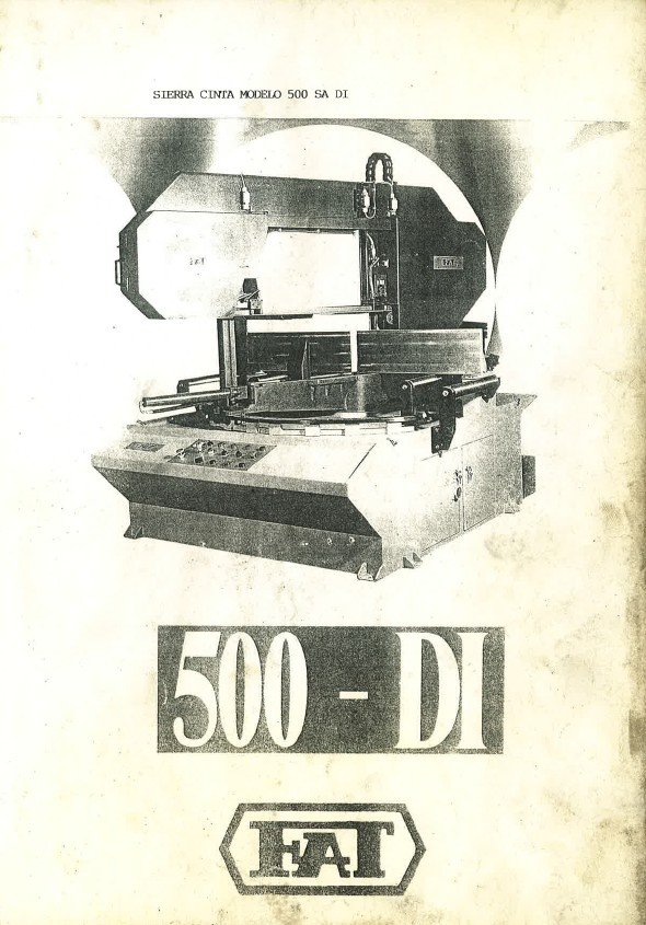 Manual Sierra FAT-BIANCO 500DI