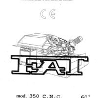 Manual Sierra FAT-BIANCO 350 CNC 60º