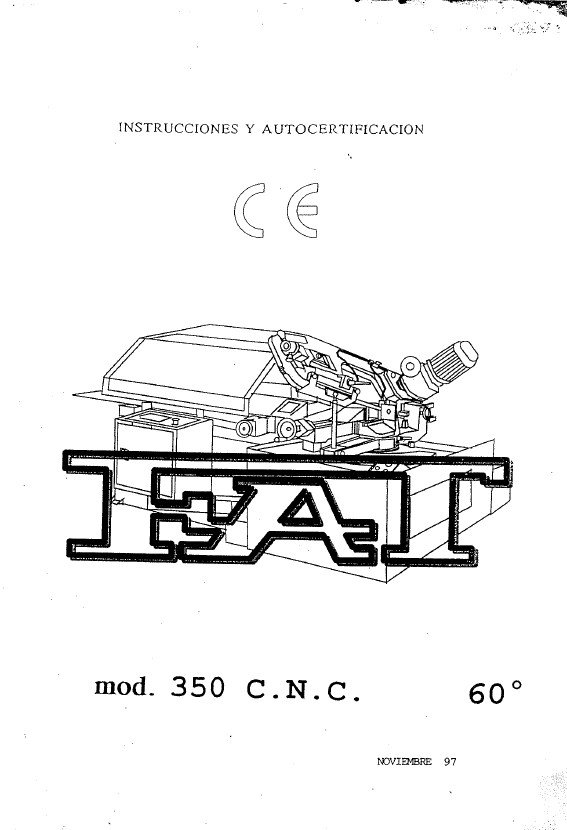 Manual Sierra FAT-BIANCO 350 CNC 60º