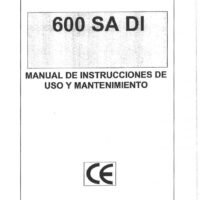 Manual Sierra FAT-BIANCO 600 SA