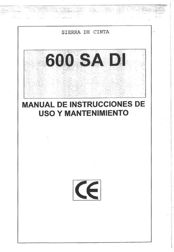 Manual Sierra FAT-BIANCO 600 SA